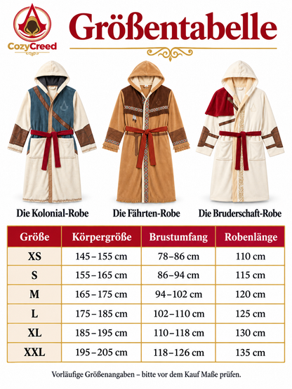 CozyCreed – Bademantel mit Kapuze